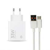 شارژر دیواری 33 وات مدل MDY_16_EF به همراه کابل USB-C