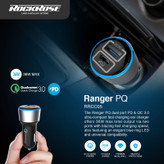 شارژر فندکی 36 وات راک رز مدل Ranger PQ به همراه کابل microUSB / لایتنینگ