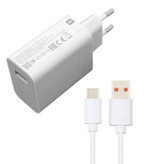شارژر دیواری مدل NOTE9PRO به همراه کابل تبدیل USB-C