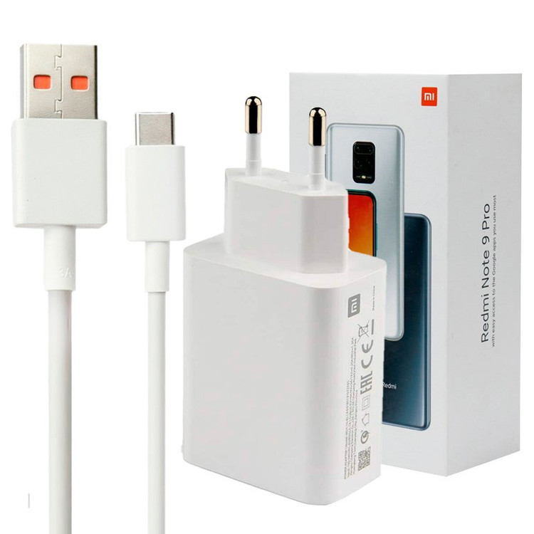 شارژر دیواری مدل NOTE9PRO به همراه کابل تبدیل USB-C