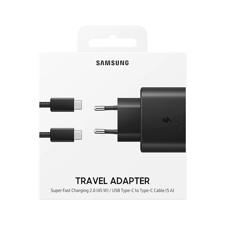 شارژر دیواری مدل EP-TA845XBEGWW به همراه کابل تبدیل USB-C