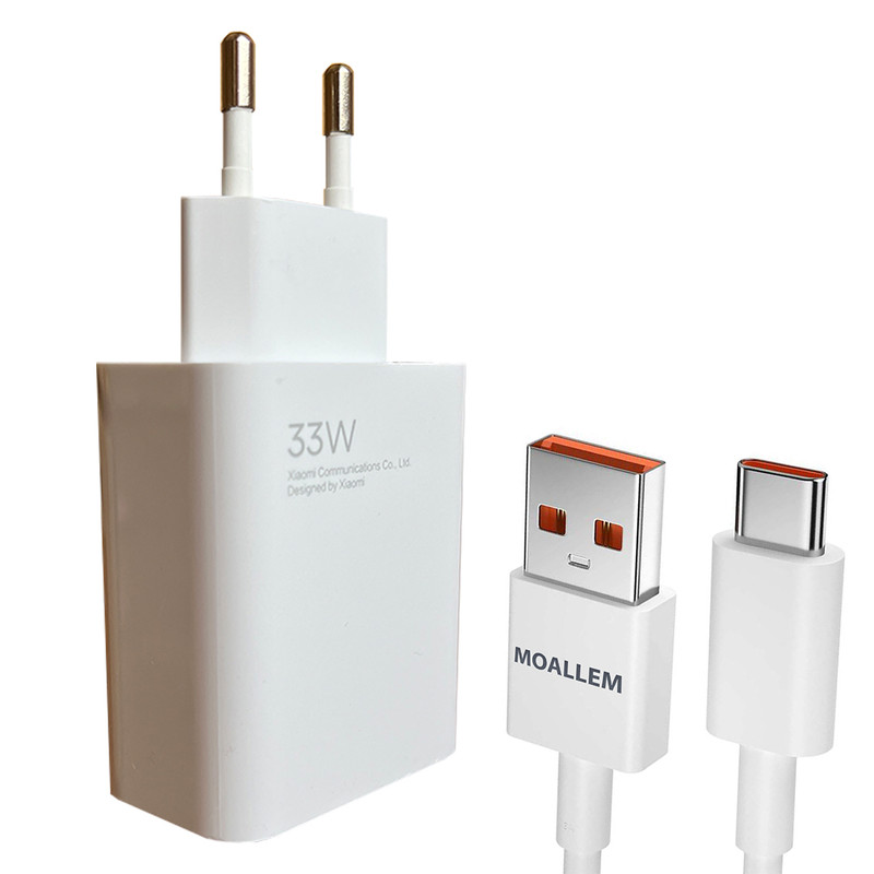 شارژر دیواری 33 وات مدل Note 11 به همراه کابل تبدیل USB-C