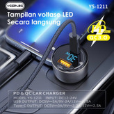 شارژر فندکی 30 وات 2 پورت یس پلاس مدل SUPER FAST PD