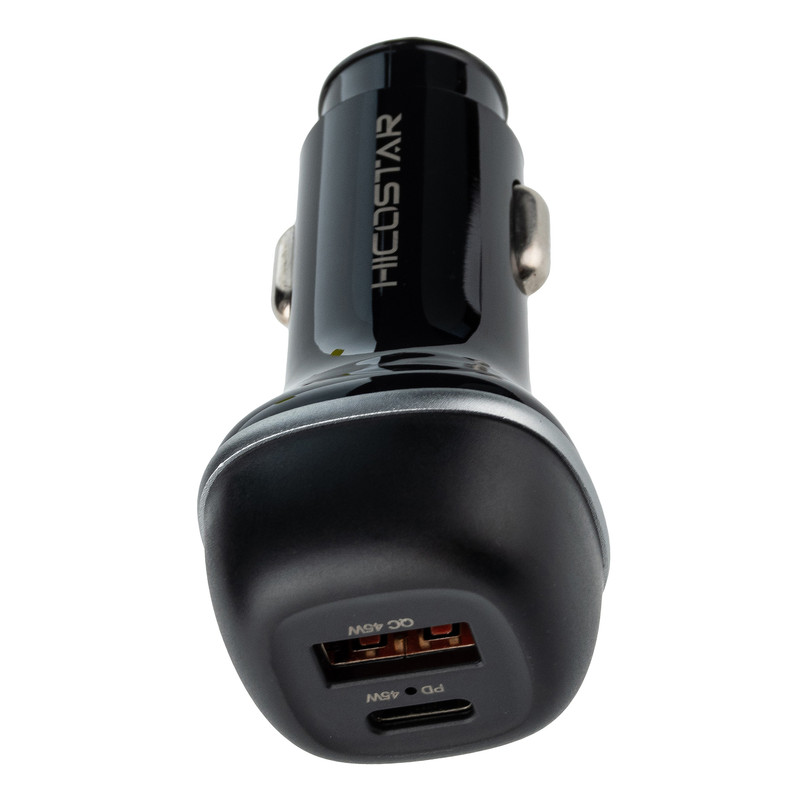 شارژر فندکی 90 وات دو پورت هایکواستار مدل HS-CC26