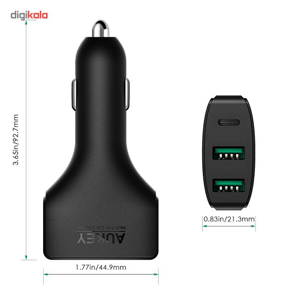 شارژر فندکی آکی مدل CC-Y3