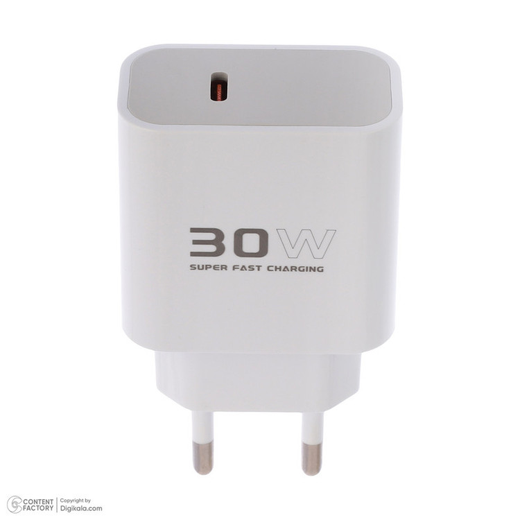 شارژر دیواری 30 وات کانفلون مدل C18C به همراه کابل USB-C