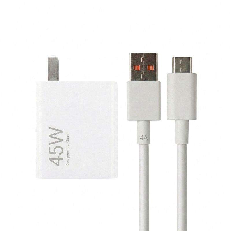 شارژر دیواری 45 وات مدل MDY-17-EE همراه کابل تبدیل USB به USB-C