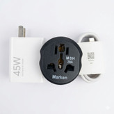 شارژر دیواری 45 وات مدل MDY-17-EE همراه کابل تبدیل USB به USB-C