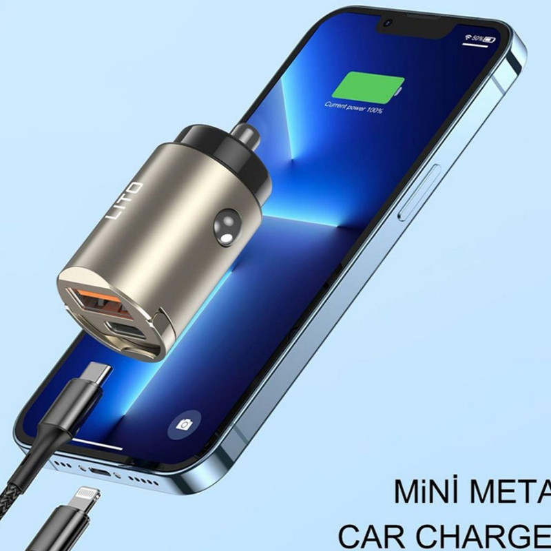 شارژر فندکی 30 وات 2 پورت لیتو مدل IN-C03