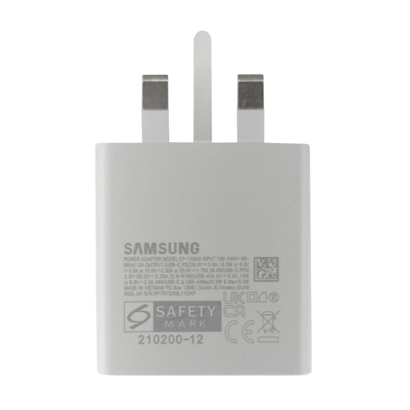 شارژر دیواری 65 وات مدل EP-TA855 به همراه کابل تبدیل USB -C