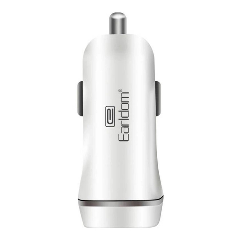 شارژر فندکی 30 وات ارلدام مدل ES-125 به همراه کابل تبدیل USB به USB-C / microUSB