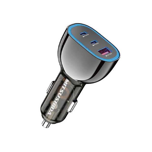 شارژر فندکی 68 وات سه پورت میتسوشیدا مدل KC-B1