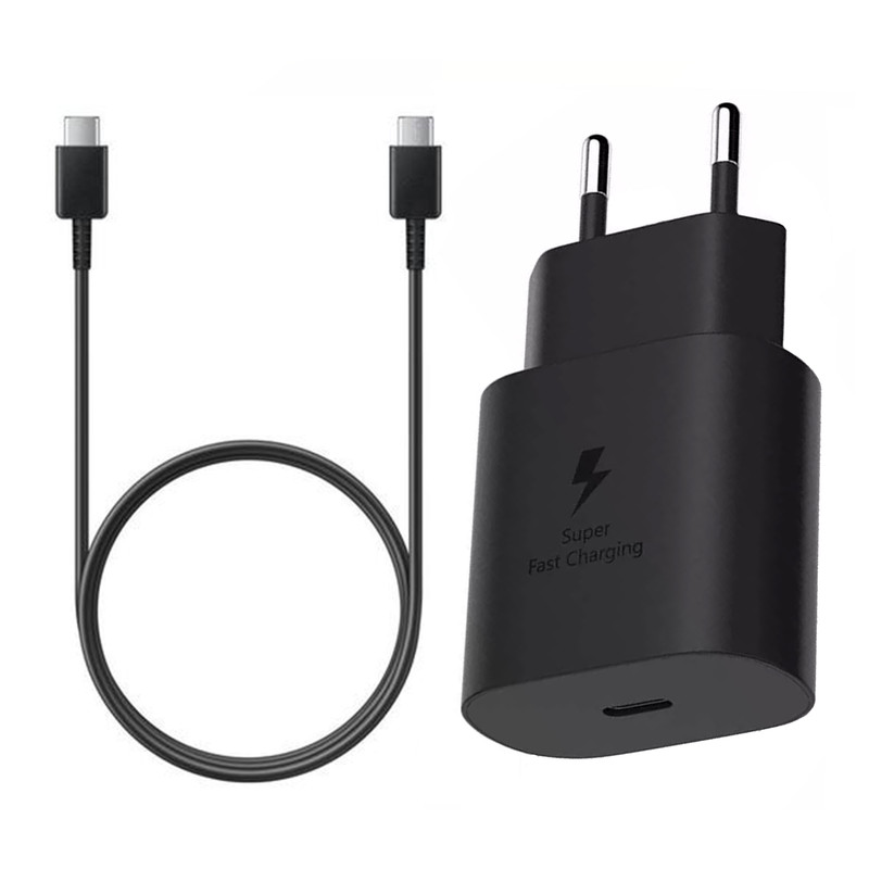 شارژر دیواری مدل TRAVEL 25W به همراه کابل USB-C