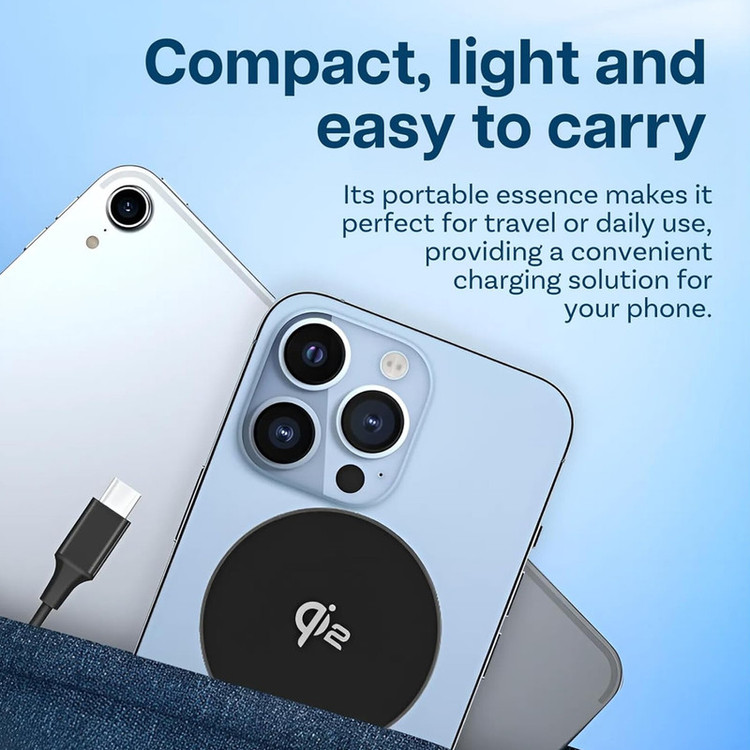 شارژر بیسیم 15 وات بیسوس مدل Simple Mini4 Air Magnetic Wireless Charger