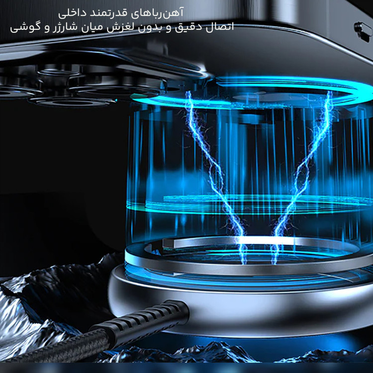 شارژر بیسیم 15 وات بیسوس مدل Simple Mini4 Air Magnetic Wireless Charger