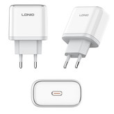 شارژر دیواری 45 وات الدینیو مدل Q1415 به همراه کابل USB-C