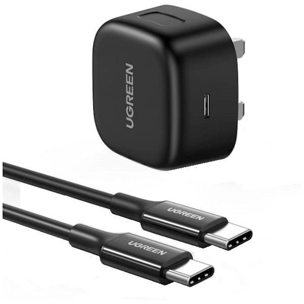 شارژر دیواری 25 وات یک پورت یوگرین مدل 50577-CD250 به همراه کابل usb-c