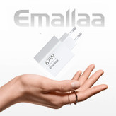 شارژر دیواری 67 وات ایمالا مدل 67W HyperCharge به همراه کابل تبدیل USB-A به USB-C