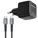 شارژر دیواری 45 وات پاورولوژی مدل Gan2 به همراه کابل USB-C