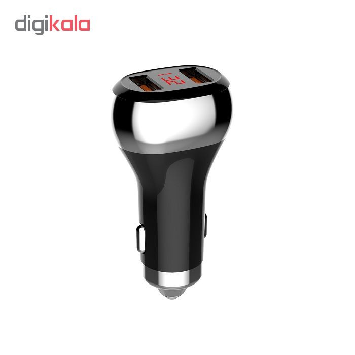 شارژر فندکی الدینیو مدل C2 به همراه کابل تبدیل USB-C