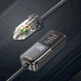 شارژر فندکی 120 وات 4 پورت پرودو مدل PD-120TMCC