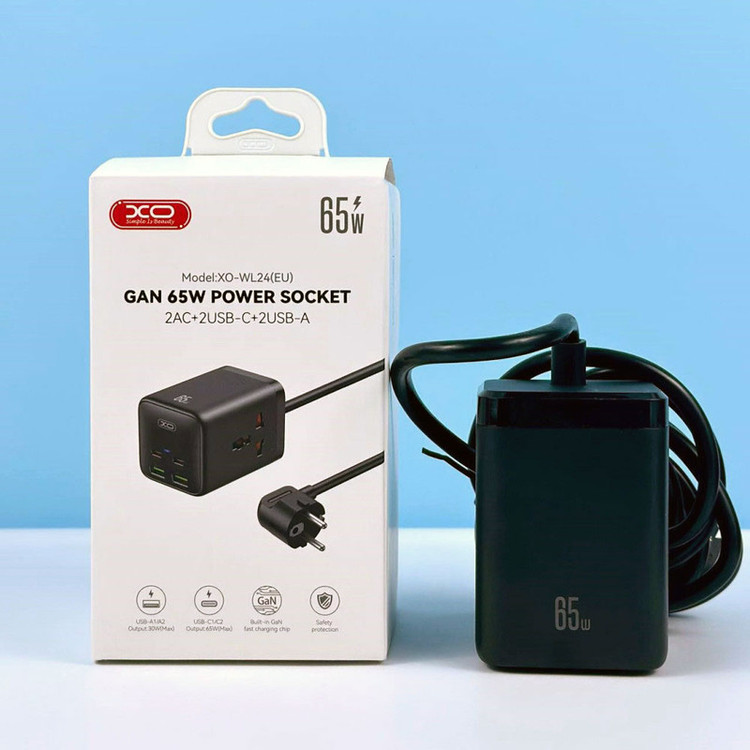 شارژر رومیزی 65 وات ایکس او مدل XO WL24(EU) 65W