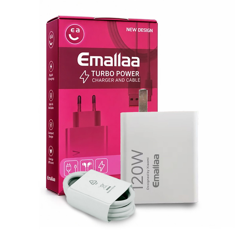 شارژر دیواری 120 وات ایمالا مدل Pro Plus به همراه کابل USB-A به USB-C