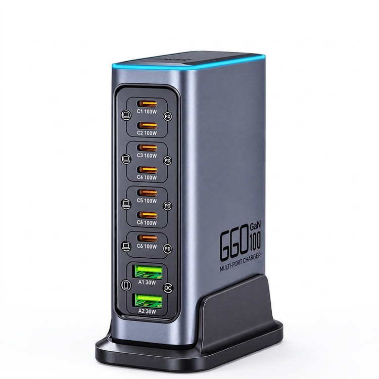 شارژ رومیزی فکسیت 660 وات 8 پورت مدل WLX-FBL 660W