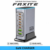 شارژ رومیزی فکسیت 660 وات 8 پورت مدل WLX-FBL 660W