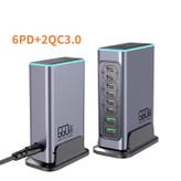 شارژ رومیزی فکسیت 660 وات 8 پورت مدل WLX-FBL 660W