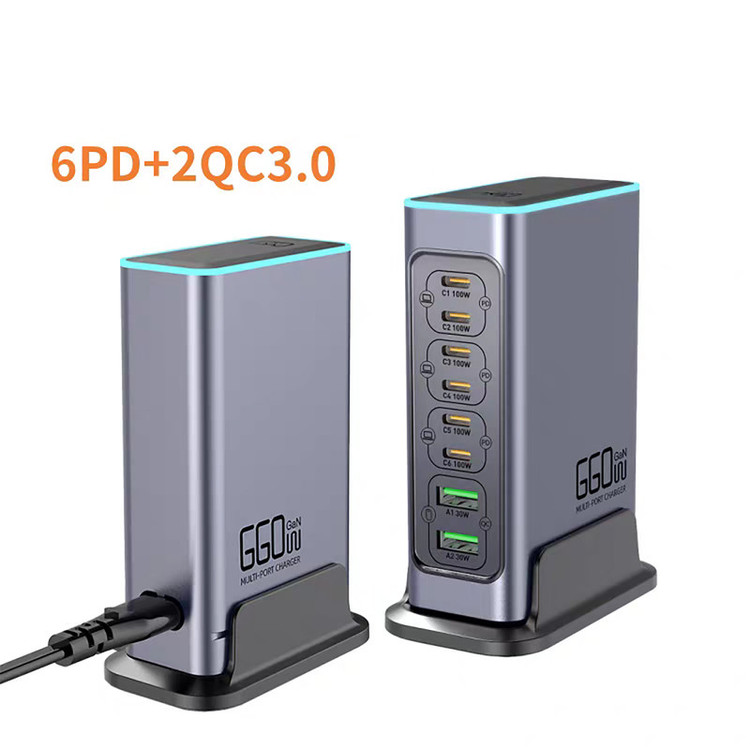 شارژ رومیزی فکسیت 660 وات 8 پورت مدل WLX-FBL 660W