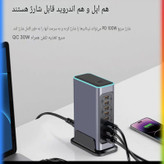 شارژ رومیزی فکسیت 660 وات 8 پورت مدل WLX-FBL 660W