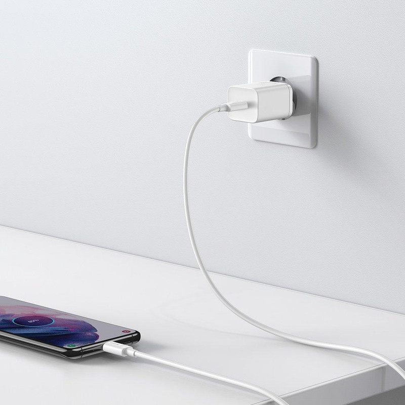 شارژر دیواری باسئوس مدل Super SI tzccsup-l01 به همراه کابل USB-C