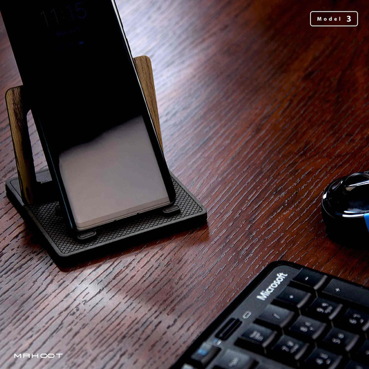 نگهدارنده گوشی موبایل ماهوت مدل MODEL 3_Walnut
