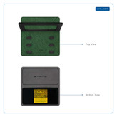 نگهدارنده گوشی موبایل ماهوت مدل MODEL 3_Green-Leather