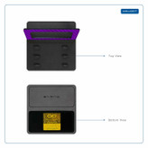نگهدارنده گوشی موبایل ماهوت مدل MODEL 3_Purple-Fiber