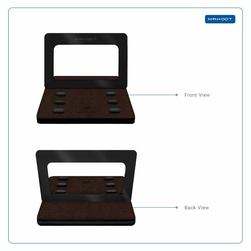 نگهدارنده گوشی موبایل ماهوت مدل MODEL 3_Dark-Brown-Leather