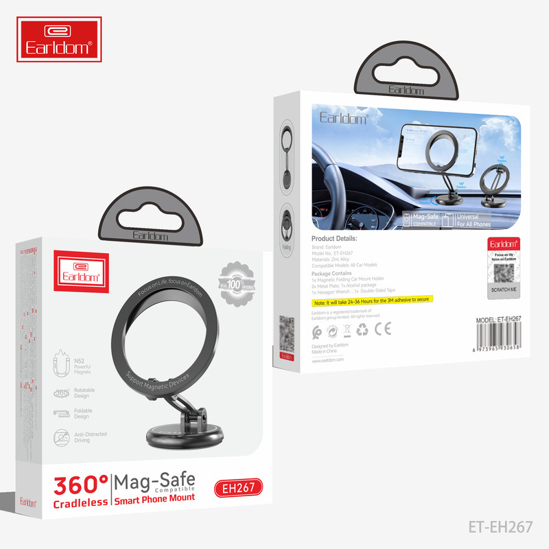 پایه نگهدارنده گوشی موبایل ارلدام مدل Mag-Safe 360 EH267
