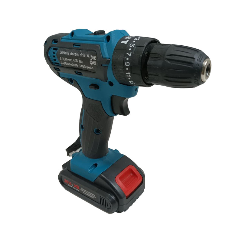 دریل چکشی باس مدل 36V-single battery مجموعه 27 عددی