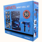 دریل چکشی هیپاتی لند مدل HPL600K50 مجموعه 50 عددی