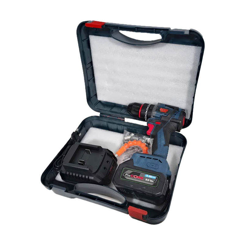 مجموعه 27 عددی دریل شارژی چکشی باس مدل 88V-Brushless- Single Battery