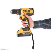 دریل پیچ گوشتی چکشی شارژی جاب مدل JB-48 VF مجموعه 29 عددی