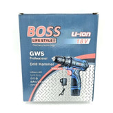 دریل شارژی باس مدل BS-Li-ion-18V