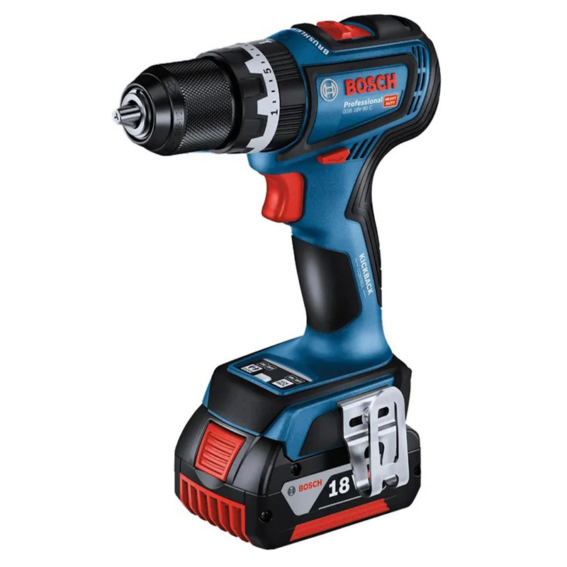 دریل چکشی شارژی بوش مدل GSB 18V-90 C Professional