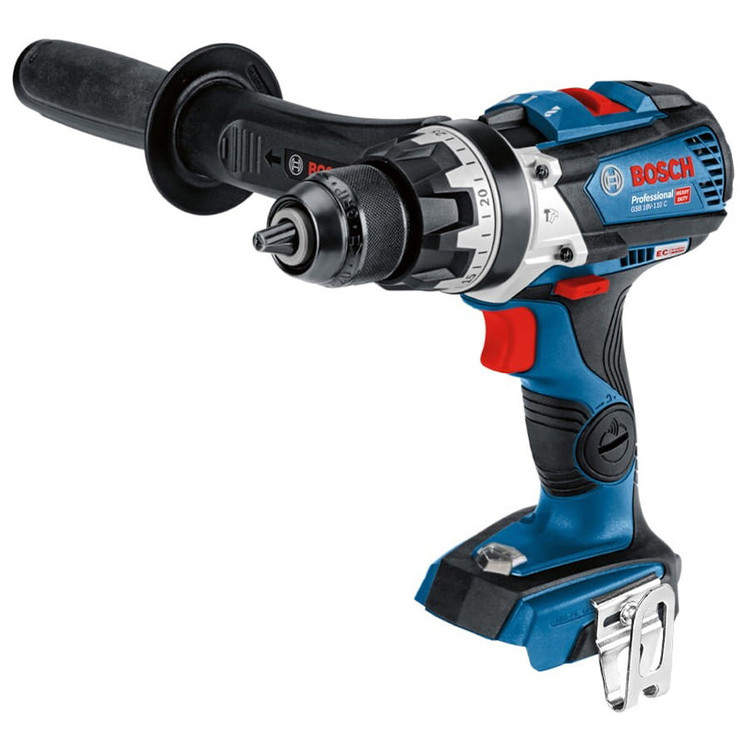 دریل پیچ گوشتی شارژی چکشی 13 میلی متری 18 ولت بوش مدل GSB 18V-110 C Brushless Motor