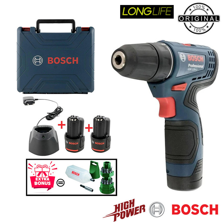 دریل چکشی شارژی بوش مدل GSB 120 Li Extra
