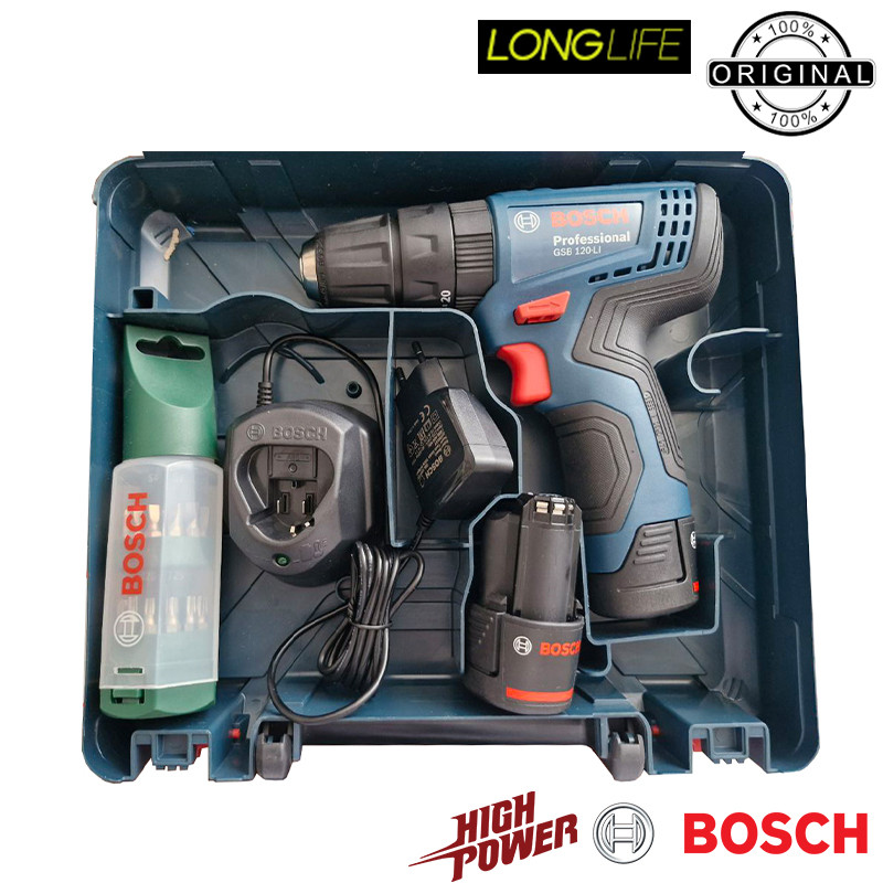 دریل پیچ گوشتی بوش مدل GSB-120 Li Extra