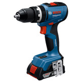 دریل پیچ گوشتی شارژی چکشی 13 میلی متری 18 ولت بوش مدل فوق حرفه ای هوشمند کد GSB 18V-65 Brushless Motor