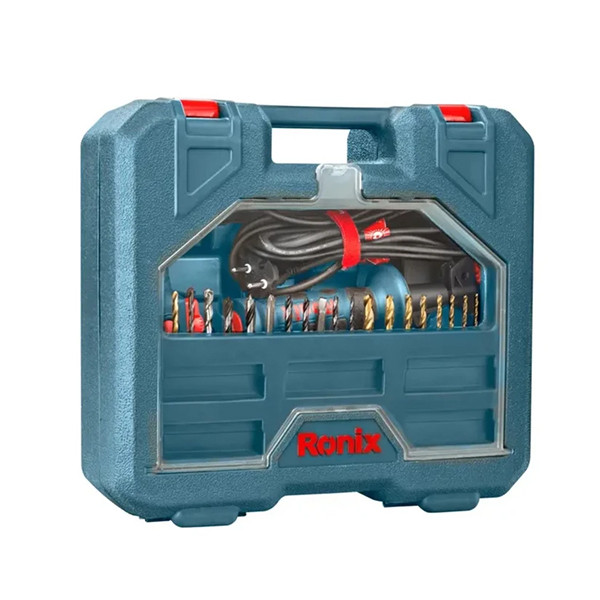 ست ترکیبی دریل چکشی سه نظام 13 میلیمتری 750وات رونیکس RS0006