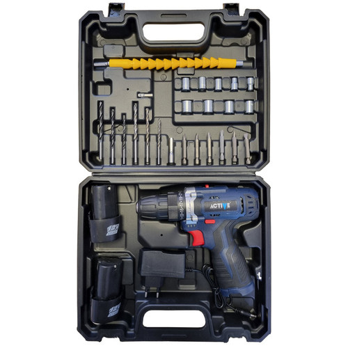 پیچ گوشتی شارژی اکتیو تولز مدل AC-2812BM بسته ۲۷ عددی